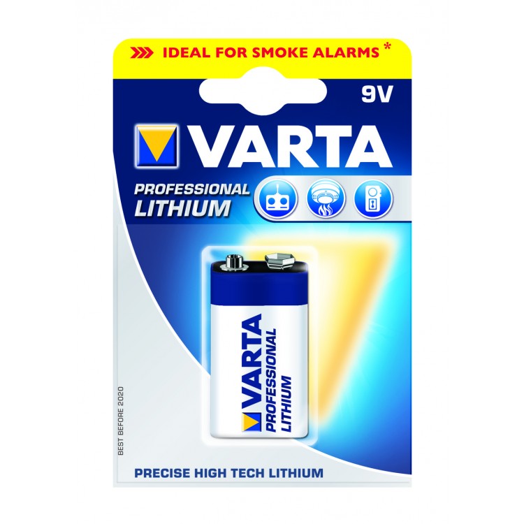 Varta Lithium Blokbatterij Professional 9 Volt