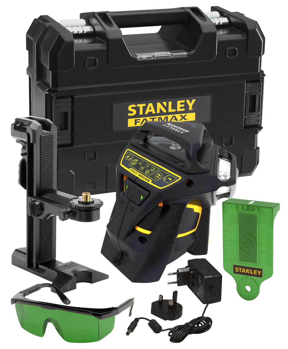 Stanley Fatmax X3G Laserwaterpas 3X 360° Met Groene Straal