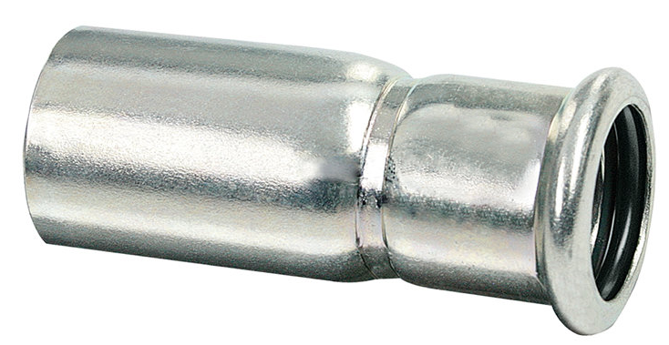 Bonfix PRESS verloopkoppeling staalverzinkt steek x pers 76,1 x 35 mm