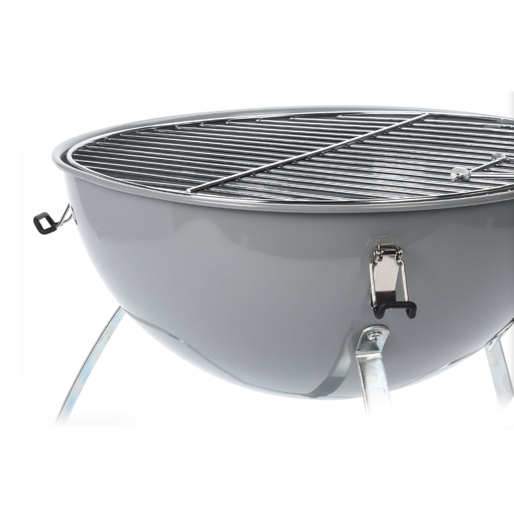 BBQ Barbecue Bolvormig 37cm Grijs Kopen? BBQ Artikelen Bij Haxo!