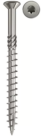 Fischer vlonderschroeven 5 mm RVS A2