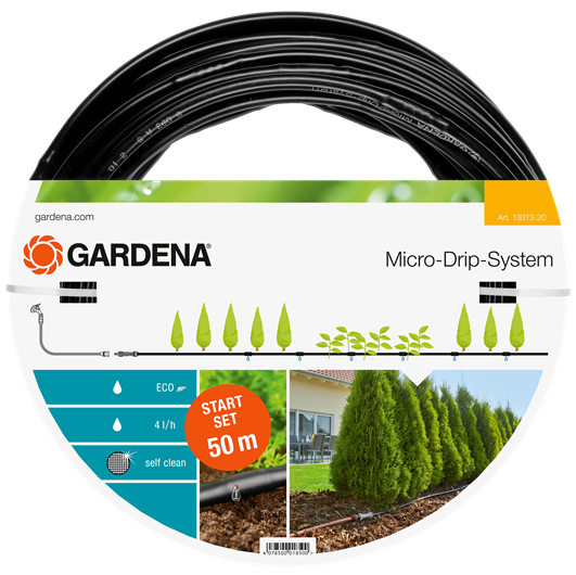 Gardena Micro Drip Start Set L Voor 50 Meter Rijplanten
