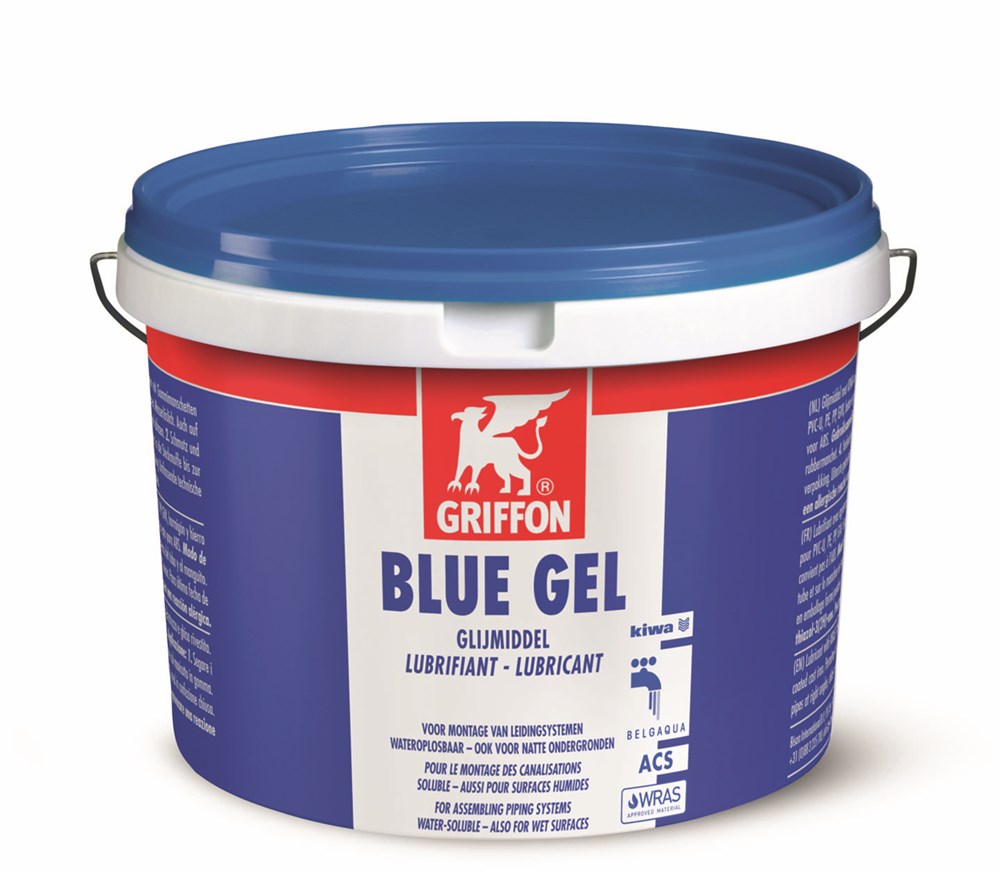 Griffon Blue Gel glijmiddel emmer à 2,5 kilo
