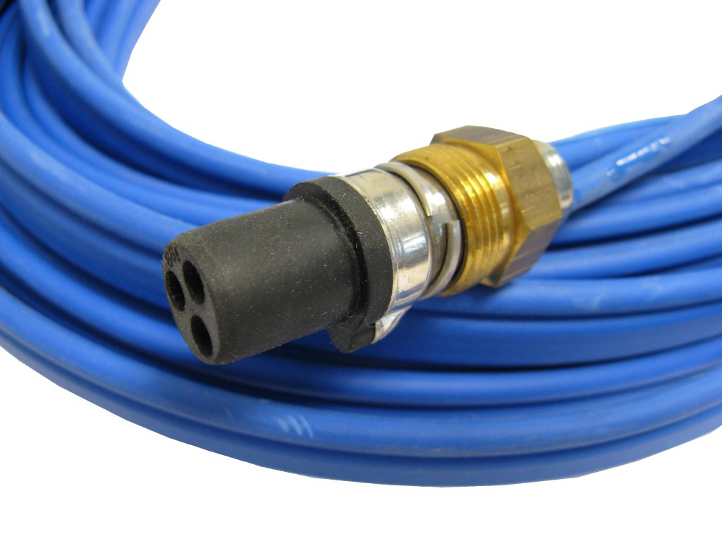 20 meter 4x1,5 mm2 kabel + ronde connector