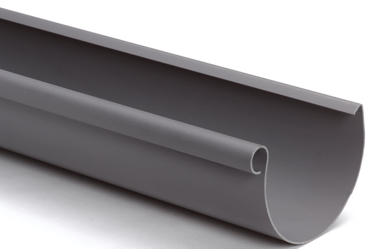 S-lon PVC mastgoot 125mm 1 meter grijs