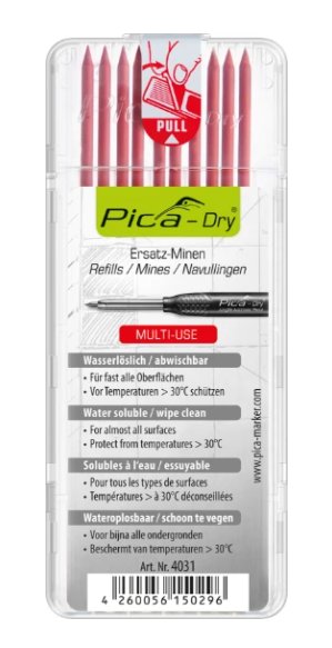 Pica 4031 Dry Navulling rood