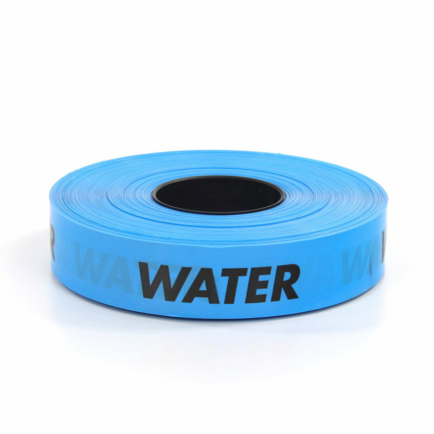 Waarschuwingslint water blauw per meter 
