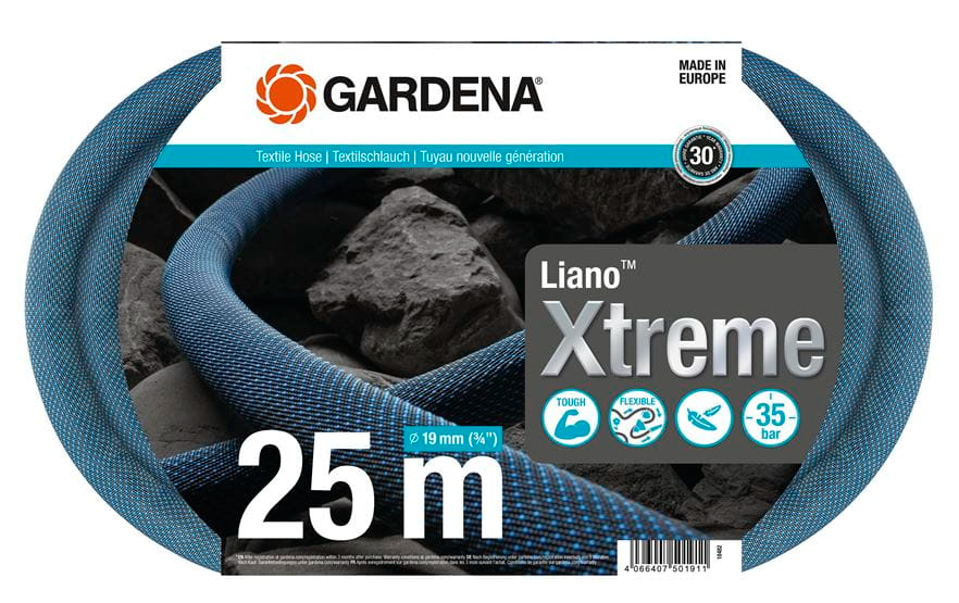 Gardena Liano Xtreme 19 mm rol 25 meter 