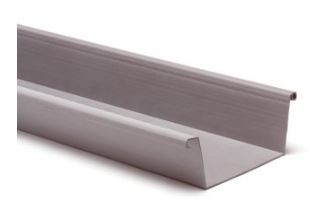 S-lon PVC bakgoot 180mm 1 meter grijs