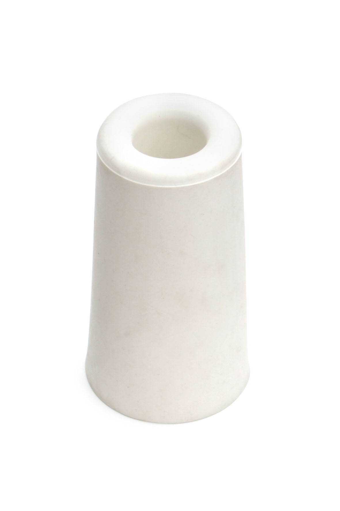 Deurstopper rubber wit 40x73 mm