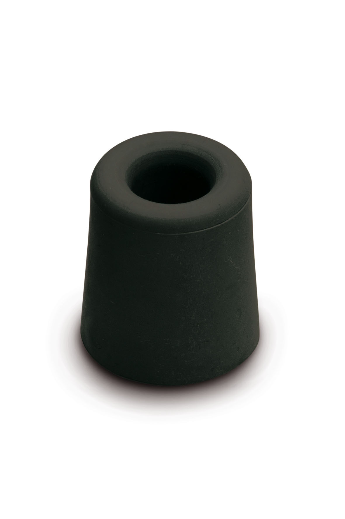 Deurstopper rubber zwart 40x73 mm