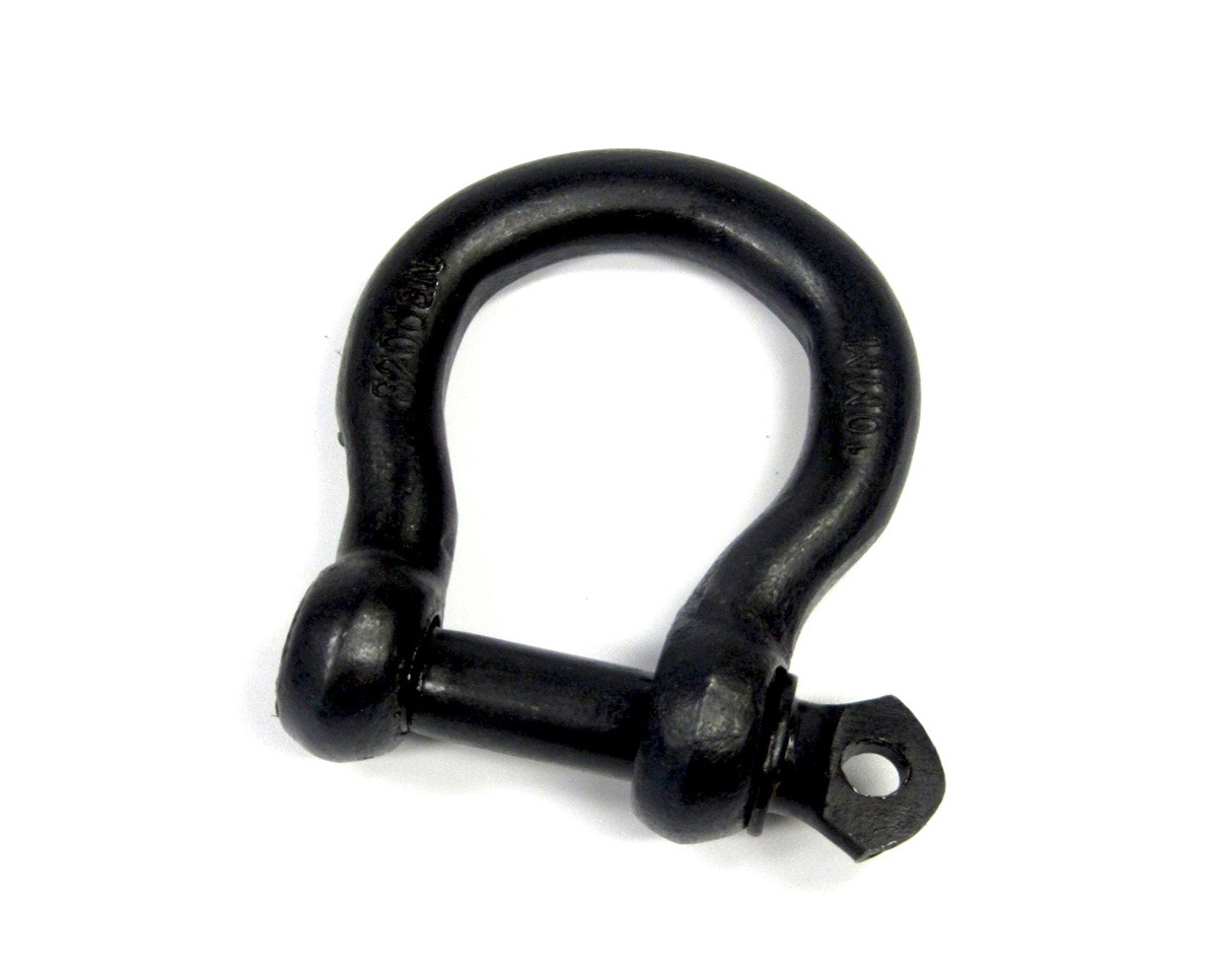 Zwarte harpsluiting 10 mm