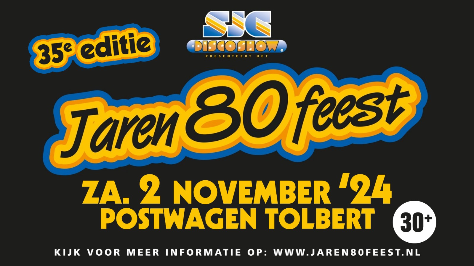 Jaren 80 feest 2 november