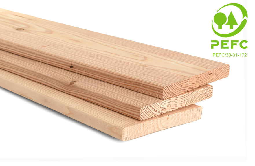 Vurenhout planken | Geschaafd | Steigerplank.com
