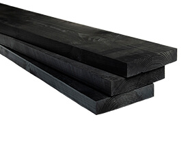 Zwart steigerhout