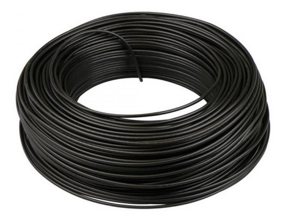 Donne draad 1,5mm² 100m zwart - PVCvoordeel