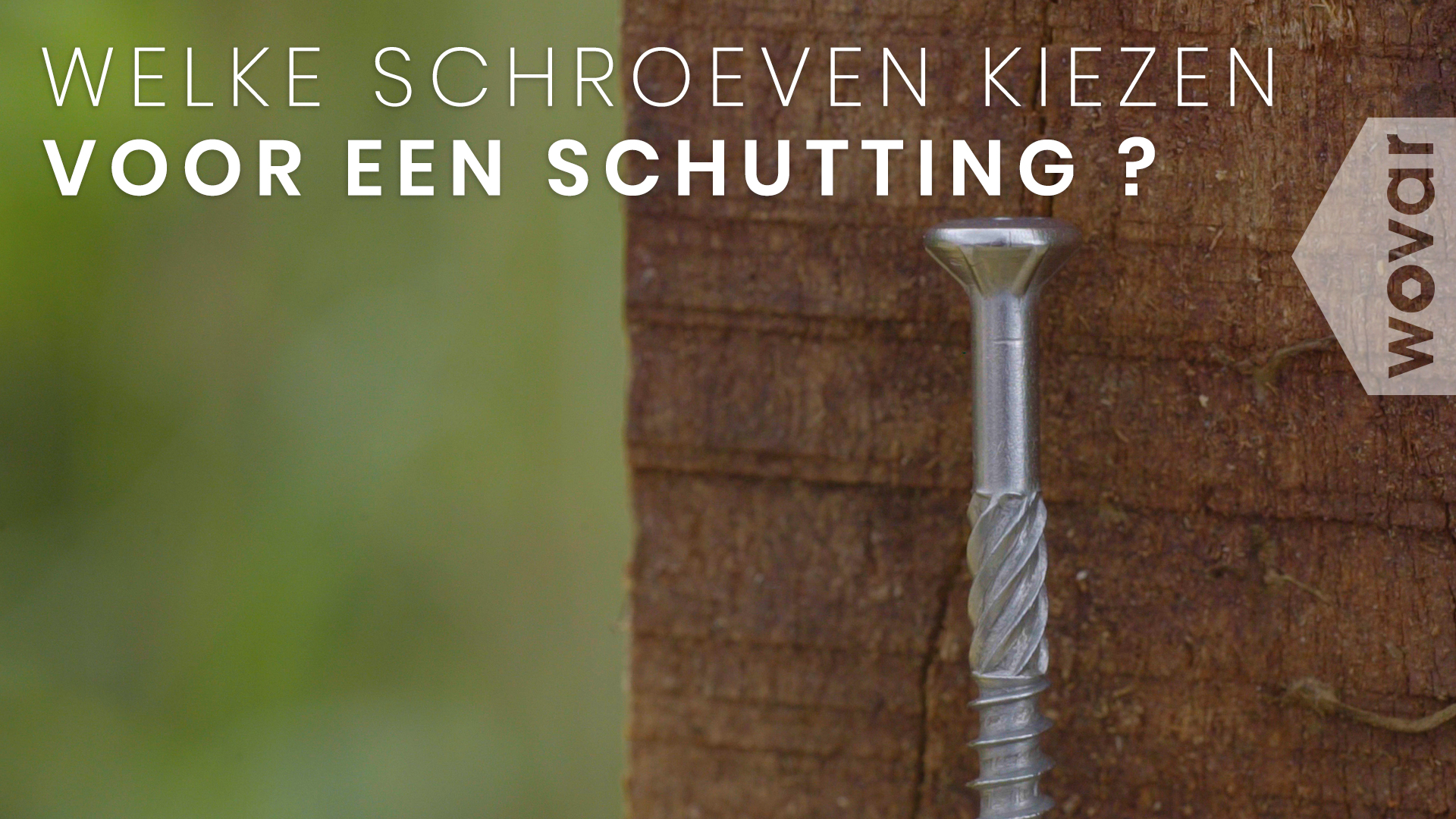 Hoe monteer je schuttingplanken met onze tuinschroeven?