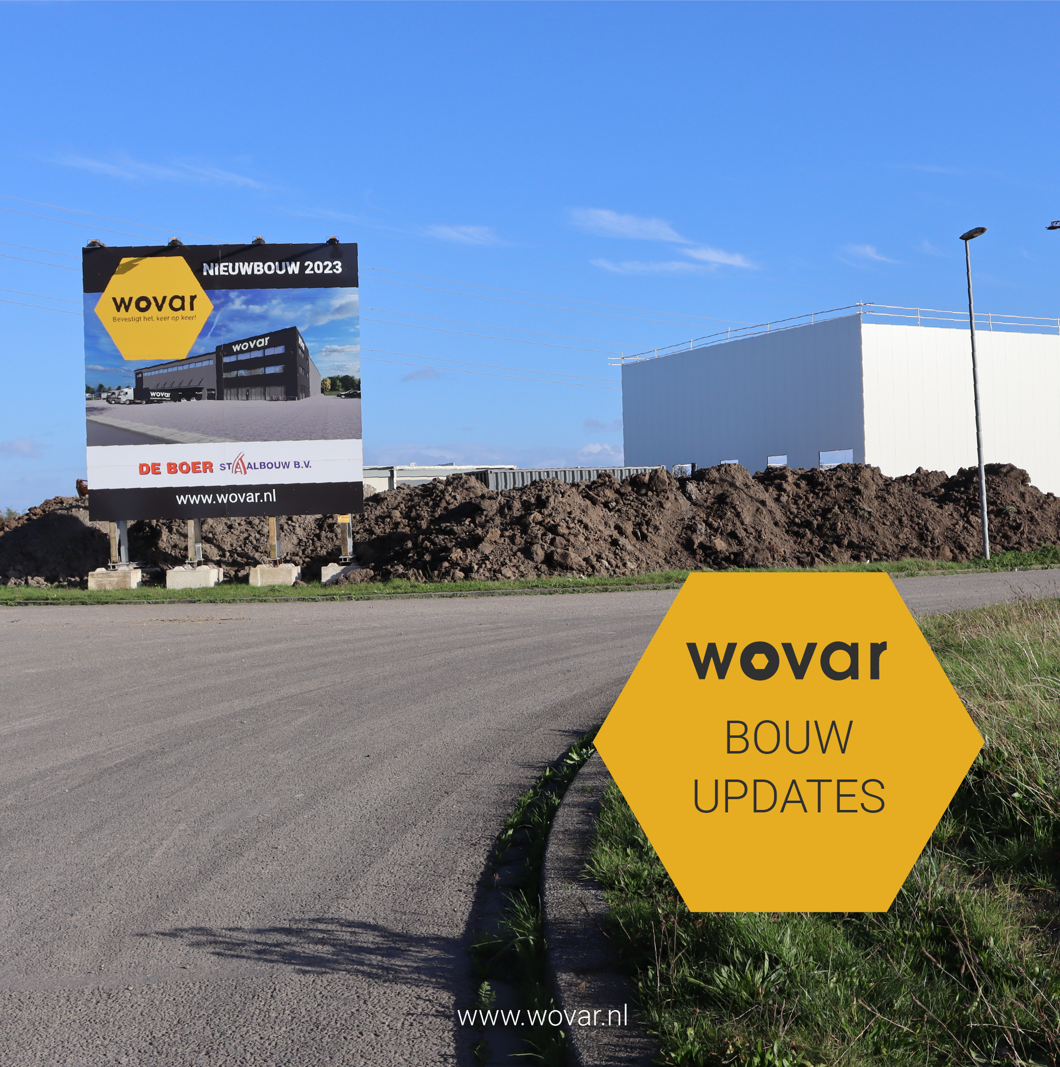 Nieuwbouw Wovar - Update pagina