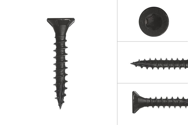 Schwarze Schrauben Verzinkt 3,5 x 25 mm günstig kaufen? Wovar!