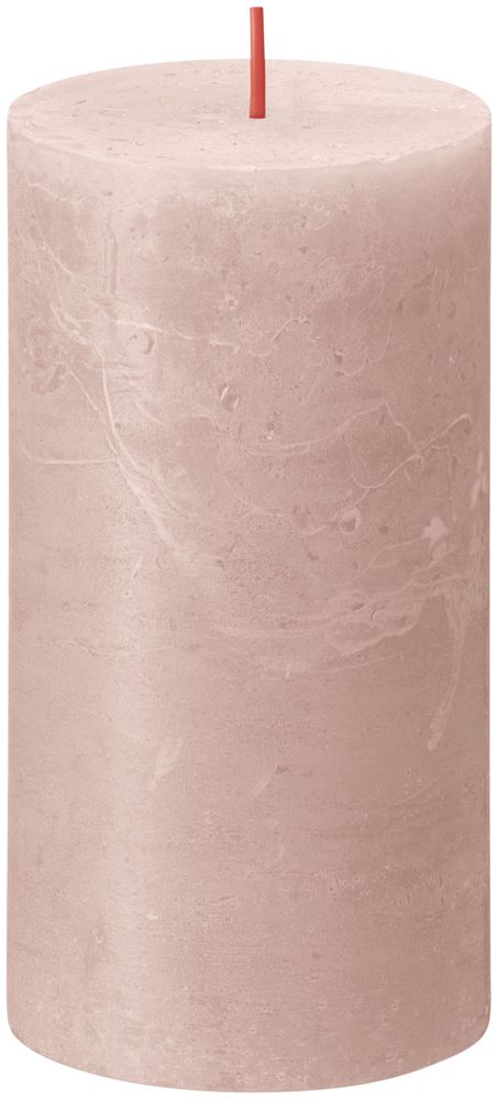 Bolsius Candele rustiche a colonna, rosa nebbiosa, 13 x 7 cm (confezione da  4) : : Casa e cucina