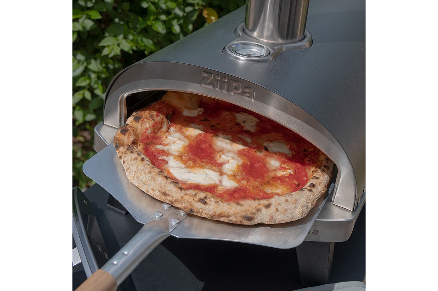 Four à pizza ZiiPa Piana - À bois - avec thermomètre - Ardoise - pour des  pizzas de ø 30 cm