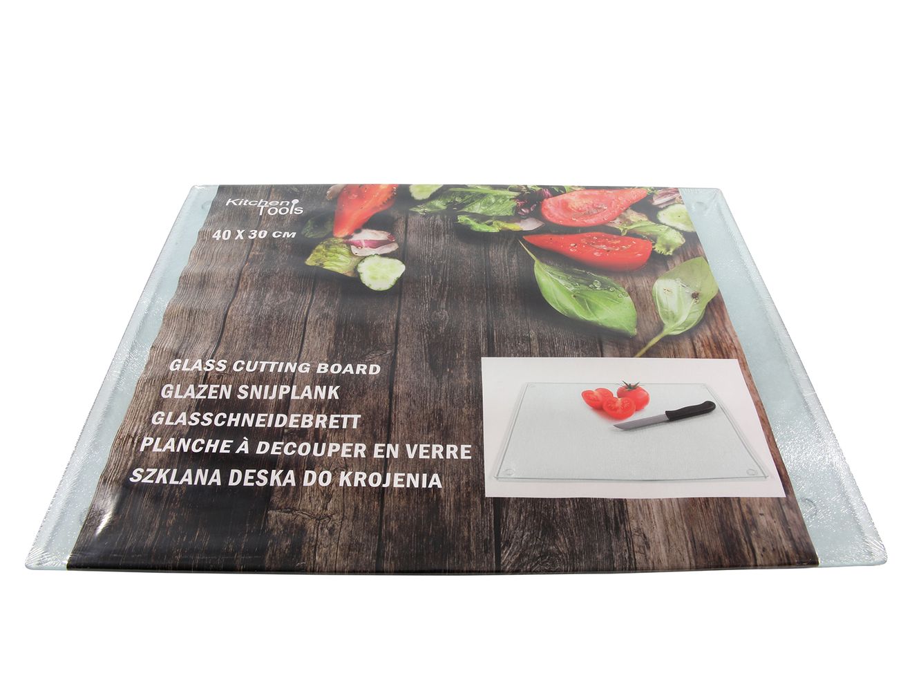 molecuul streep renderen CasaLupo Snijplank Glas 40 x 30 cm kopen? | Cookinglife