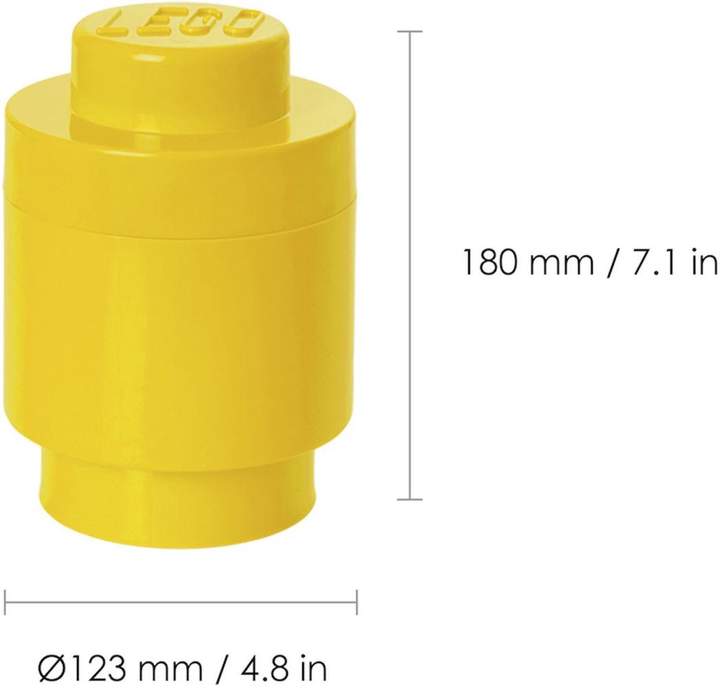  LEGO 40030632 - Caja de almacenaje (4 unidades), color amarillo  : Juguetes y Juegos