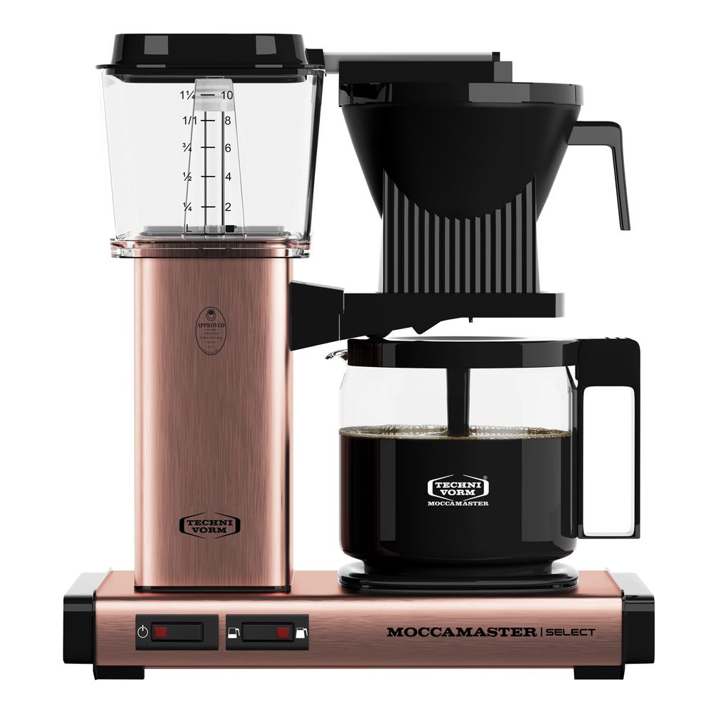 Permanent Disciplinair Turbine Moccamaster Coffee Machine KBG Select Copper | Buy now at Cookinglife