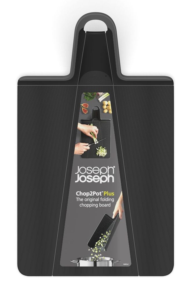 Joseph Snijplank Chop2Pot Plus Opvouwbaar Klein zwart kopen? | Cookinglife
