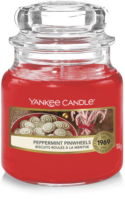 Candela Yankee Candle Piccolo Peppermint Pinwheels - 9 cm / ø 6 cm