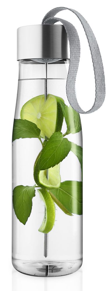 Eva Solo Wasserflasche / Trinkflasche mit Spieß My Flavour Grau 750 ml  kaufen? Bei