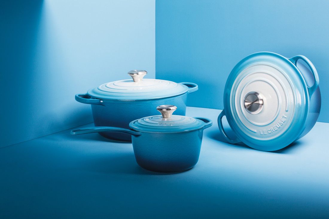 Le Creuset Casserole Signature Ombre Blue 24 Cm Free Shipping From 49 On Cookinglife Eu