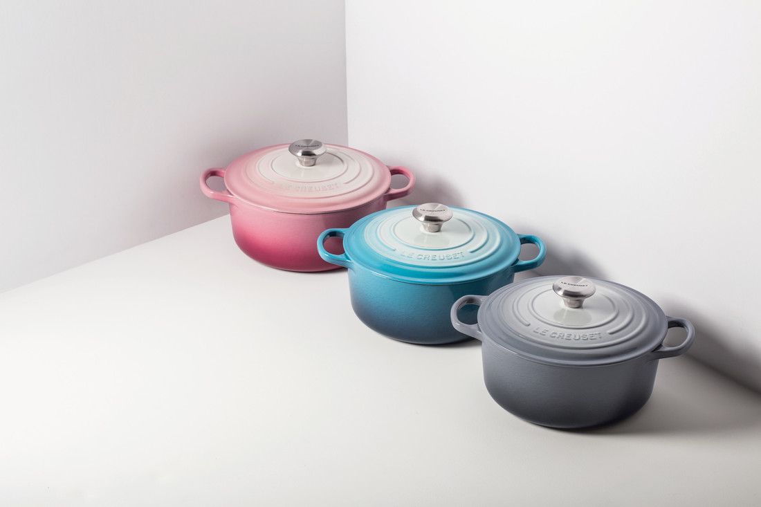 Le Creuset Casserole Signature Ombre Blue 24 Cm Free Shipping From 49 On Cookinglife Eu