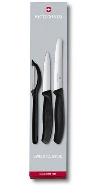 Coffret ménagère Victorinox Swissclassic noir - 6 couteaux de