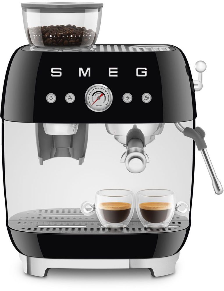 SMEG Espressomachine - handmatig 1650 W - zwart - liter EGF03BLEU kopen? | Cookinglife