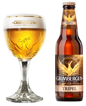 Grimbergen Verres à bière sur Pied 33cl lot de 6 pièces - Glas à