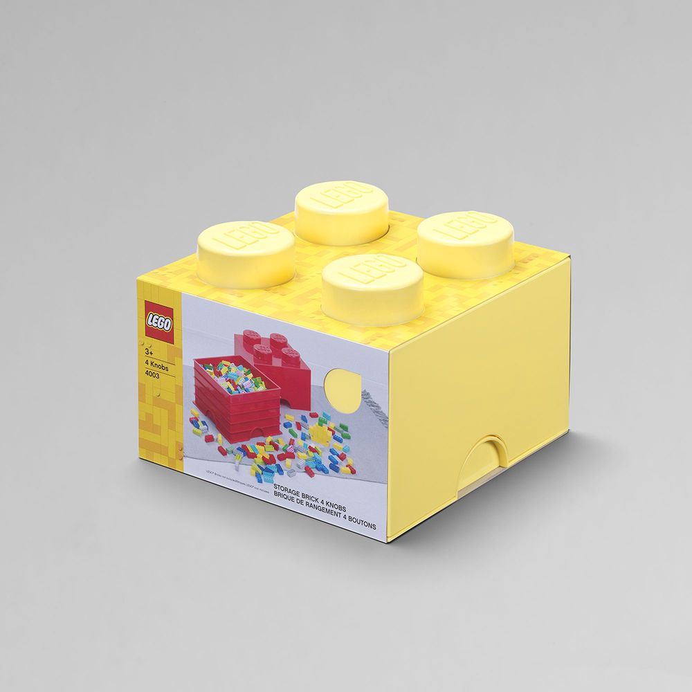 Anekdote Weigering schakelaar LEGO® Opbergbox - Lichtgeel - 25 x 25 x 18 cm kopen? | Cookinglife