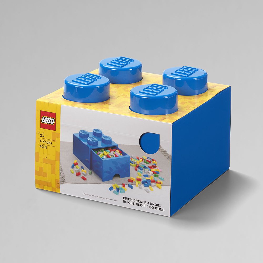 Caja de alamacenaje LEGO 4 azul
