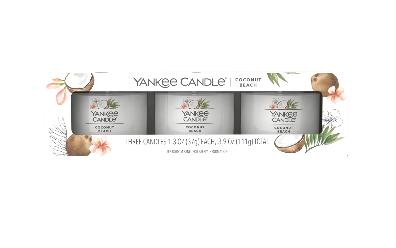 Set Candele Yankee Candle Coconut Beach ?