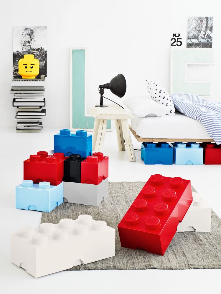Lego Room: Brick 4 Almacenaje Blanco