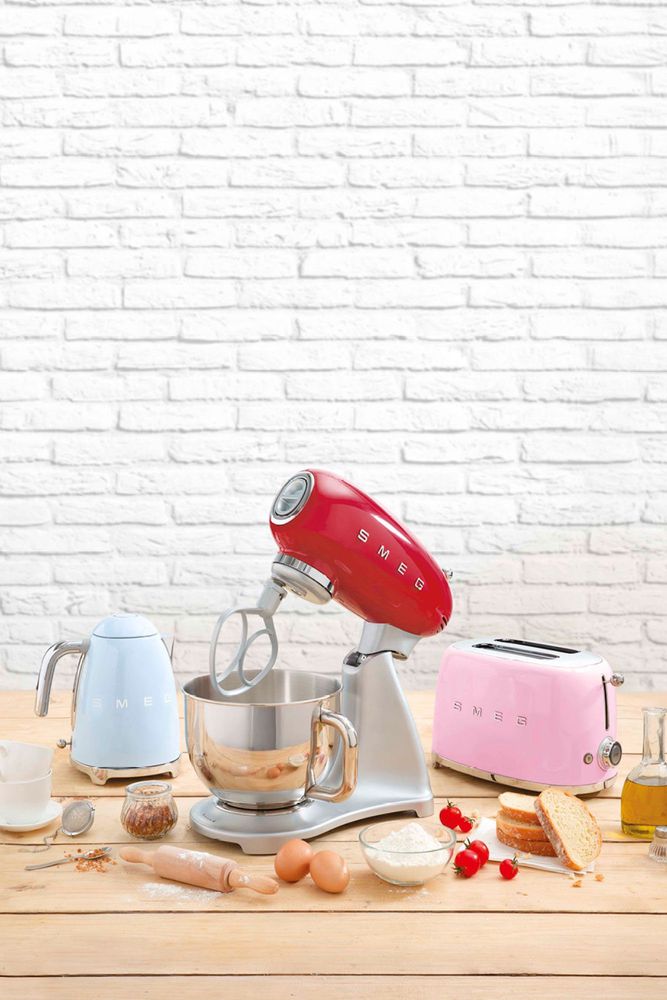 Tostapane 50s Style SMEG Rosso Lucido 2x2 ? Cookinglife