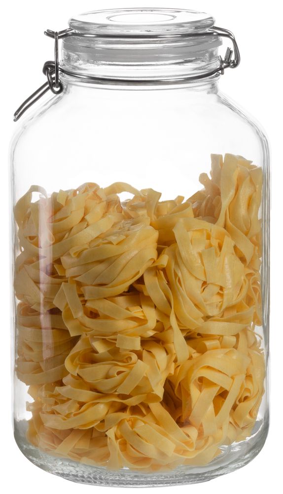 Contenitori in vetro di qualità Set di 2 barattoli per Spaghetti