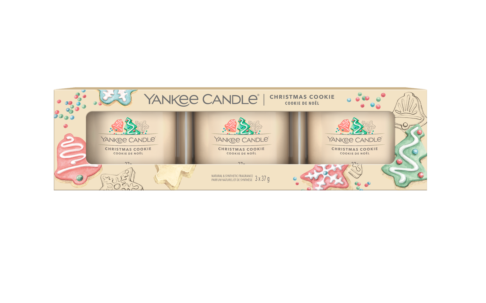 Yankee Candle Set regalo Christmas Cookie - 3 Pezzi
