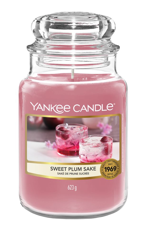 Candela Yankee candle cherry blossom 623gr rosa in cera stile