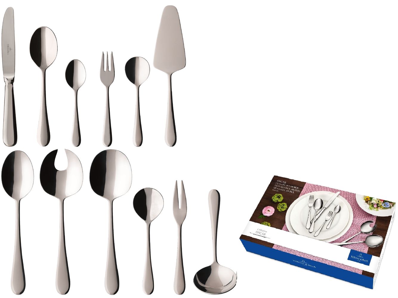 Schepsel ras tent Villeroy and Boch 68-Piece Cutlery Set Oscar | Buy now at Cookinglife