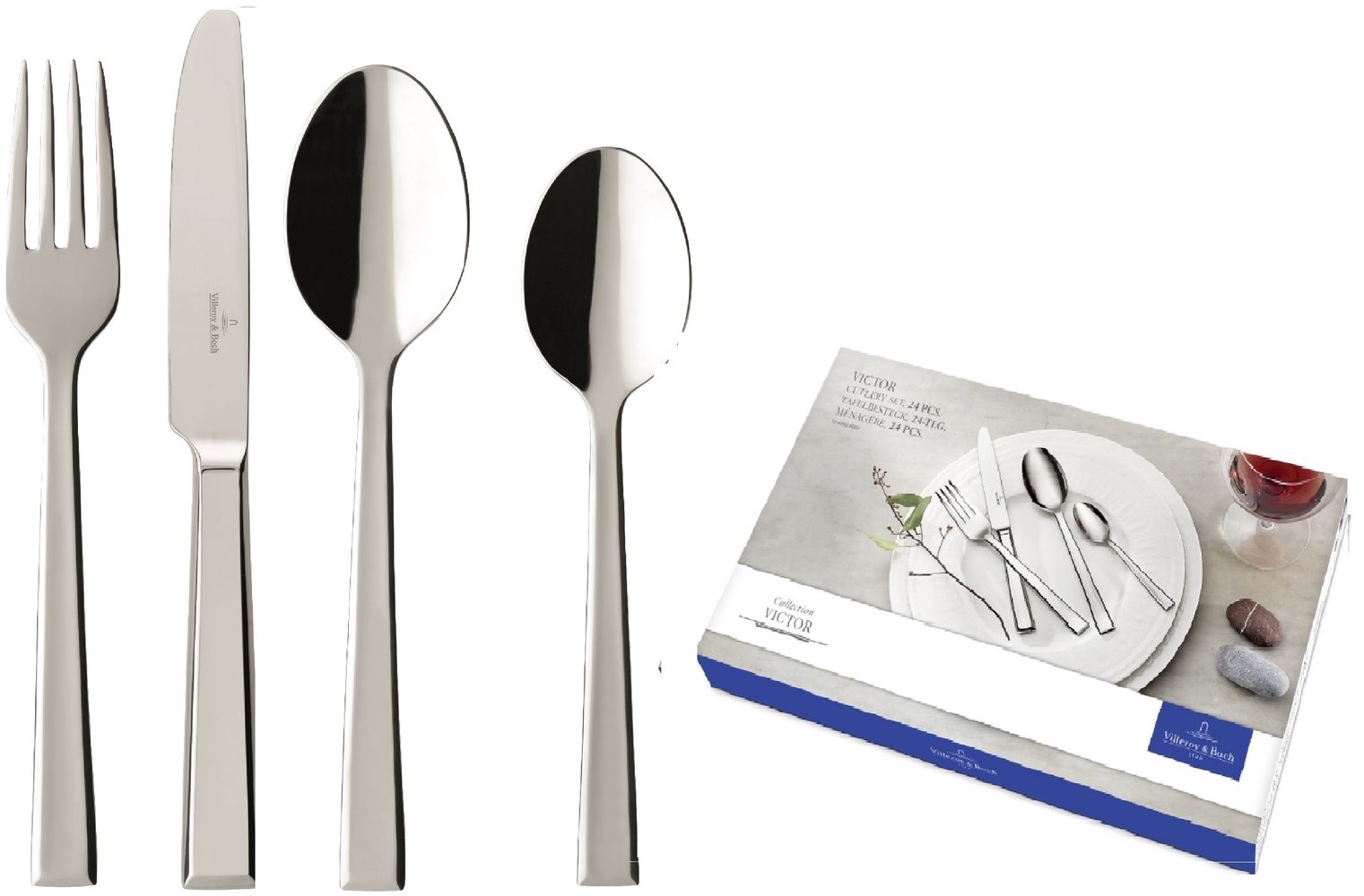 De neiging hebben geweten merk op Villeroy and Boch 24-Piece Cutlery Set Victor | Buy now at Cookinglife