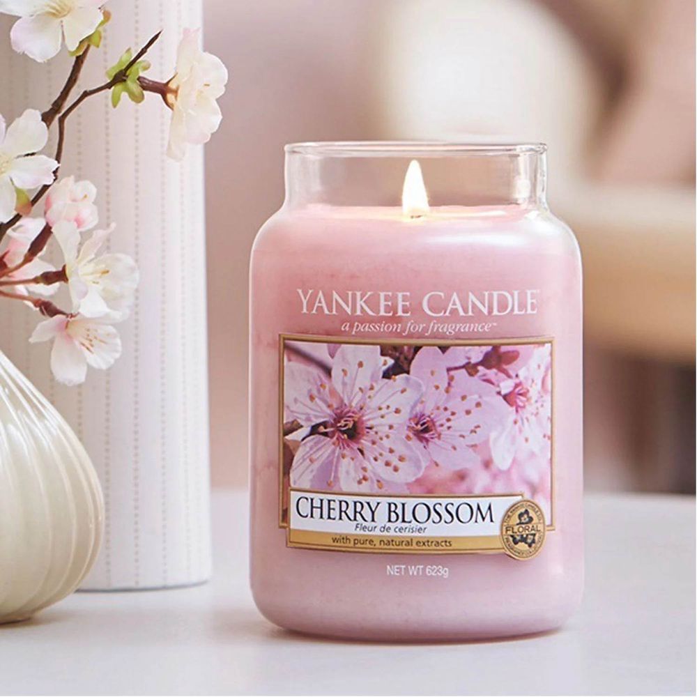 Bougie parfumée Yankee Candle Cherry Blossom - Grand format - 17