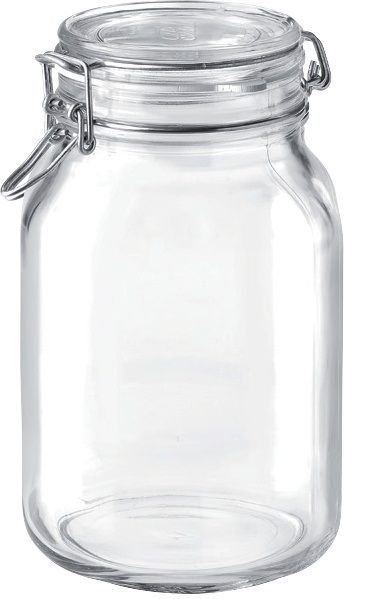 Bormioli - Barattolo Ermetico Fido in Vetro 2 litri