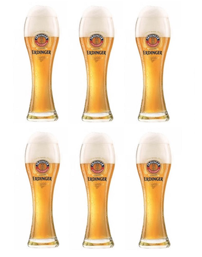marathon etnisch rand Erdinger Beer Glasses 33 cl - Set of 6 | Buy now at Cookinglife