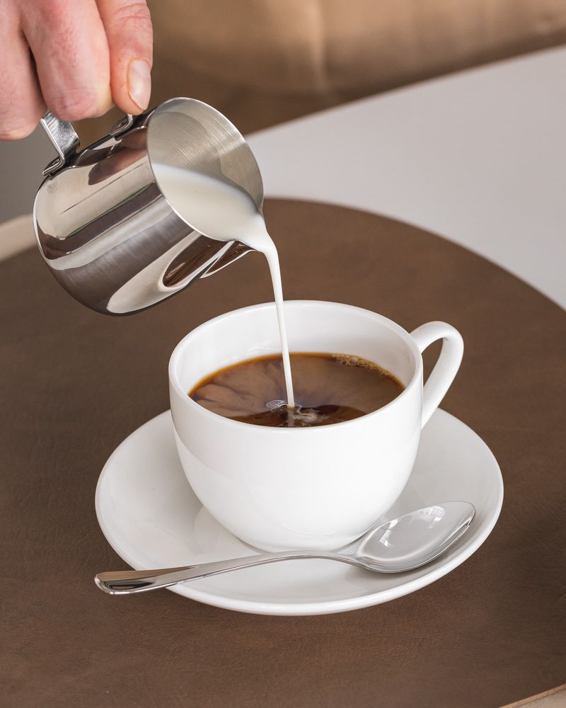 Pichet à mousse de lait en acier inoxydable Pichet à cappuccino Pichet  verseur Espresso 